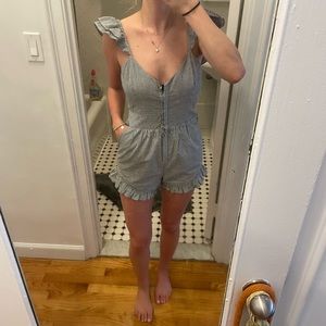 Love shack fancy gingham romper